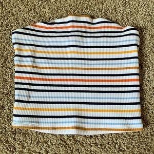 Like new garage striped crop top